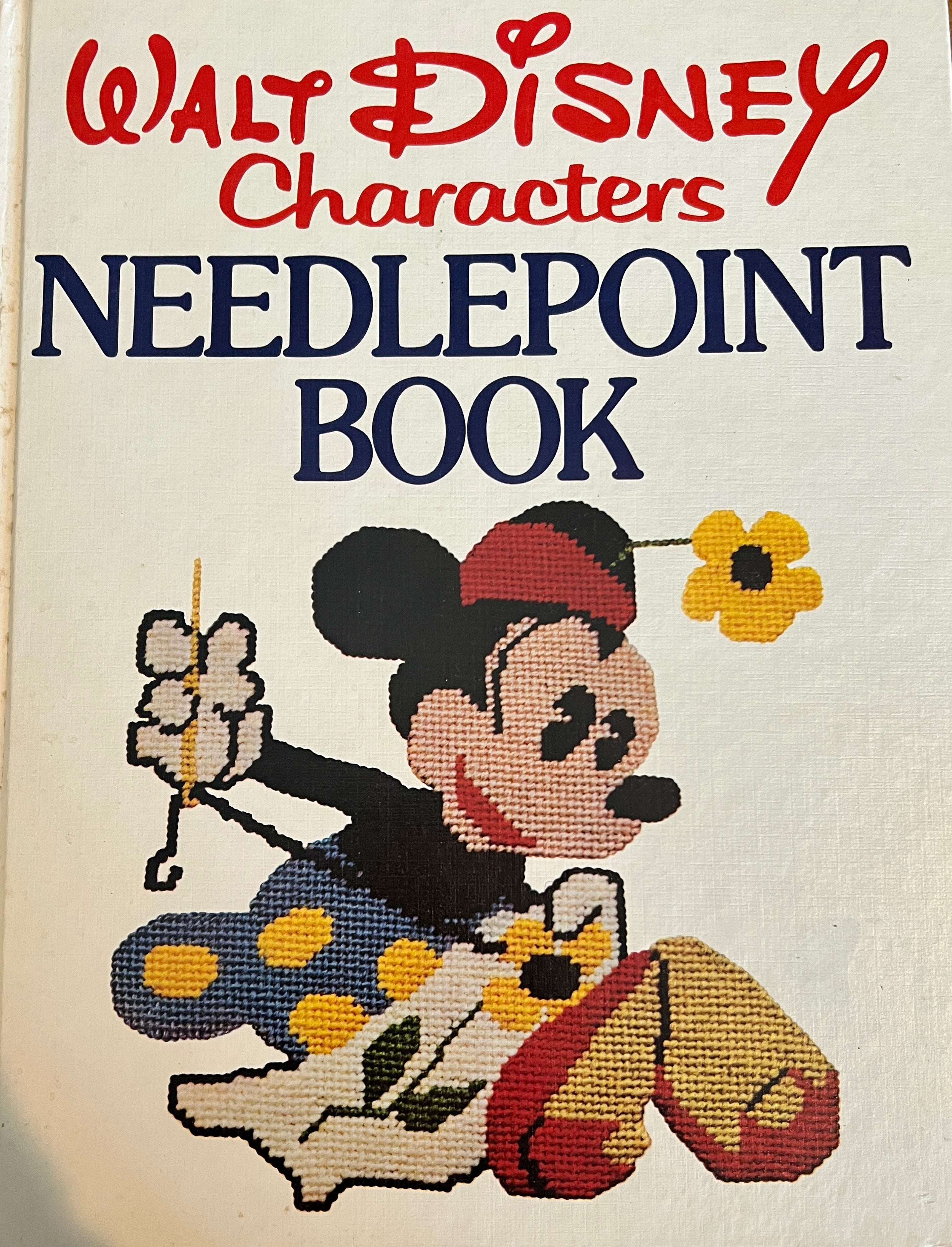 Walt Disney Characters Needlepoint hardcover book (LAST ONE!) –
