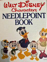 Walt Disney Characters Needlepoint hardcover book (LAST ONE!)