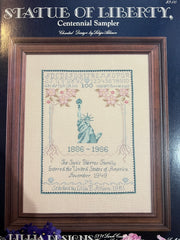 Statue of liberty centennial sampler cross stitch leaflet  LAST ONE