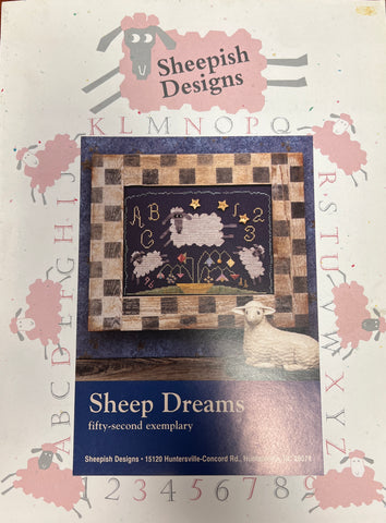 Sheepish designs, SHEEP DREAMS fifty-second exemplary cross stitch leaflet