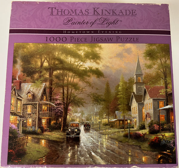 Hometown Evening 1000 piece Puzzle Ceaco Thomas Kinkade 3310-54