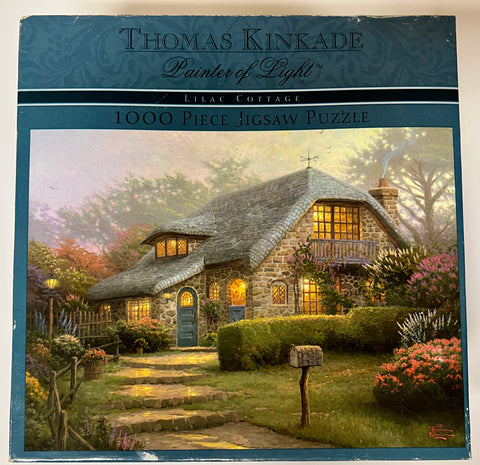 Lilac Cottage 1000 piece Jigsaw Puzzle by Ceaco and Thomas Kinkade