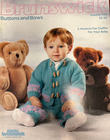 Buttons and bows, 6 head-to-toe outfits for your baby to knit crochet 904