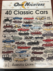 40 Classic Car cross stitch 449