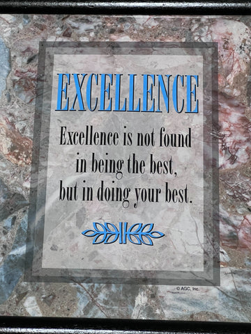 Excellence Wall Hang