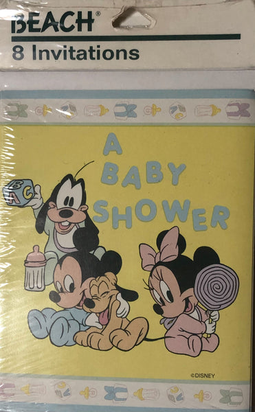 Disney Baby Goofy Baby Shower Invitations - 8 Pack