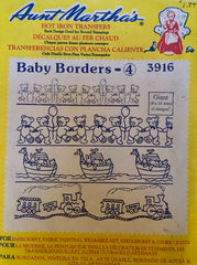 Aunt Martha's Baby Borders - 4 Hot Iron Transfer