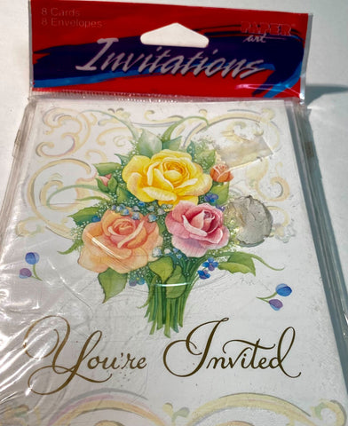 Paper Art Eternal Love Invitations - 8 Pack