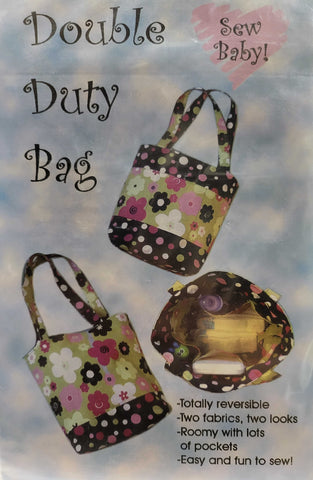 DOUBLE DUTY BAG sewing pattern by SewBaby