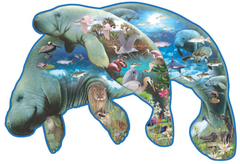 Manatees by Sunsout - 1000 piece jigsaw puzzle