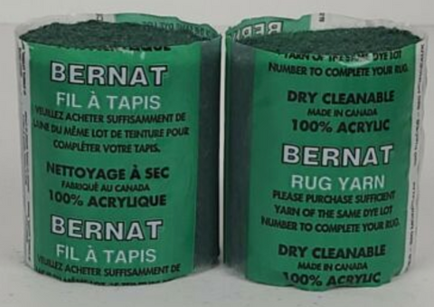 Bernat Rug Yarn Dry Cleanable 320 Pieces 100% Acrylic New 5542