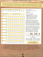Brown Paper Patterns:  Skirt package one, Drawstring & Pocket patterns included