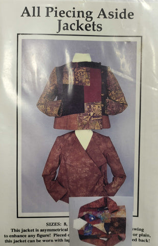 All Piecing Aside Jackets sewing pattern Size 8-20  1001