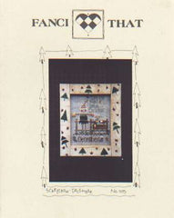 Scarecrow of the month cross stitch chart,  December 105  **LAST ONE**