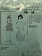 Classic slip/camisole sewing pattern Size XL-6X