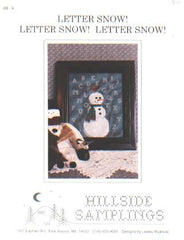 Letter snow! By Hillside samplings HS-4