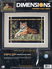 Bamboo Tiger Counted Cross Stitch kit