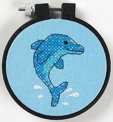 Dolphin Delight Stamped Cross Stitch kit