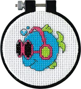 Cool Fins Counted Cross Stitch kit