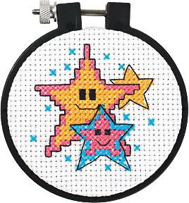 Star Pair Counted Cross Stitch kit