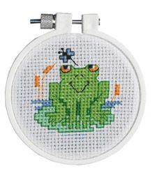 Soggy Froggy Counted Cross Stitch Kit