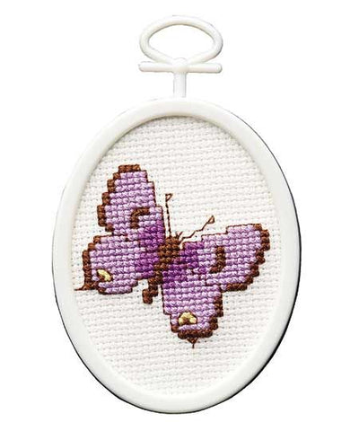 Butterfly Counted Cross Stitch Kit 18 Count