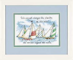Adjusting Our Sails Counted Cross Stitch kit