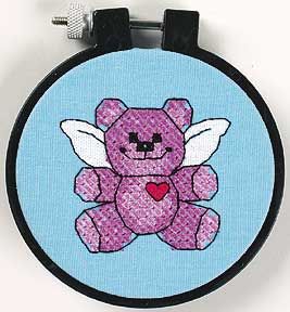 Lovable Bear Stamped Cross Stitch kit