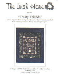 Frosty friends counted cross stitch chart leafelet LAST ONE