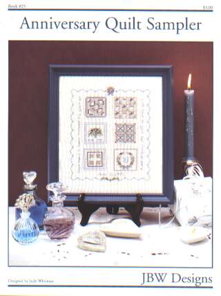 Anniversary quilt sampler cross stitch leaflet **LAST ONE**