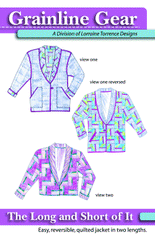 The Long & Short of it reversible quited jacket pattern 1515
