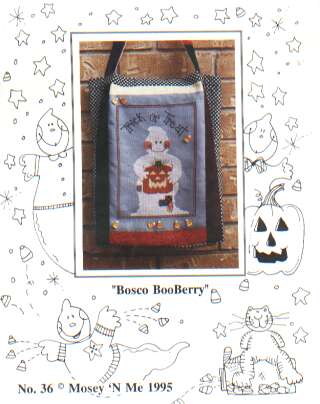 Bosco BooBerry cross stich chart by Mosey n Me, 36 LAST ONE