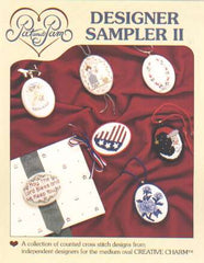 Designer sampler II counted cross stitch for medium oval