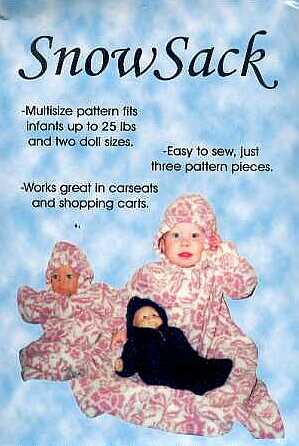 SNOWSACK sewing pattern by SewBaby
