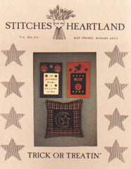 Trick or treatin' cross stitch booklet by Stitches from the Heartland