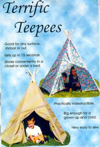 TERRIFIC TEEPEES sewing pattern by SewBaby