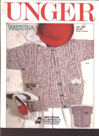 Unger Wisteria twin set, rib pullover, plaid pullover 429
