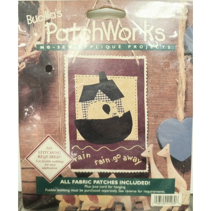 Bucillas patchworks rain rain go away no sew kit