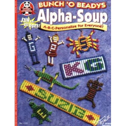 Bunch 'O Beadys ALPHA-SOUP ABC personalize for everyone booklet beading