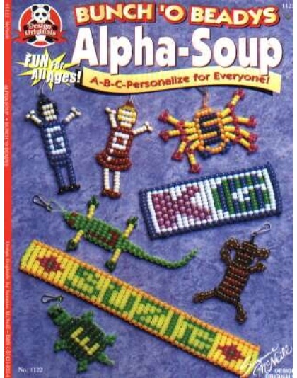 Bunch 'O Beadys ALPHA-SOUP ABC personalize for everyone booklet beading