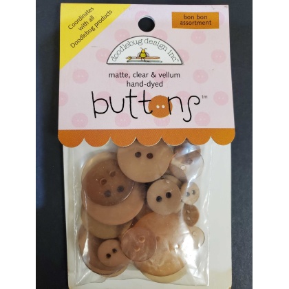 Doodlebug Design Buttons - Bon Bon Assortment