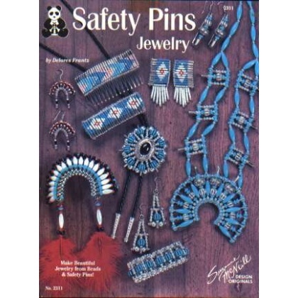 Safety pins jewelry beads and safety pins designs LAST ONE