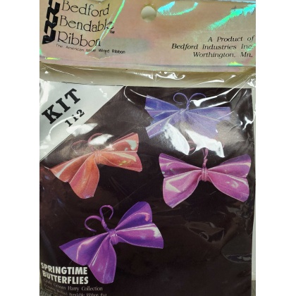 Springtime Butterflies by Bedford Bendable Ribbon