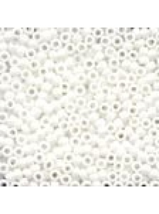 2.25 GRAMS Antique Seed Beads Snow White #03015 Matte Color 11/0 2.5mm