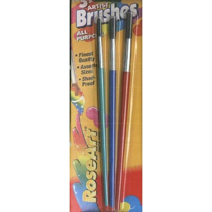 Artist all-purpose paint brushes set of 3