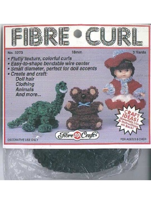 Fibre Curl 3 yard BLACK