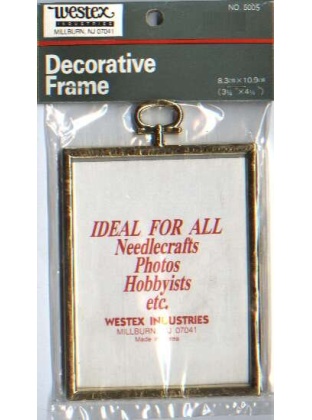 Frame decorative 3 1/4 x 4 1/4 inch