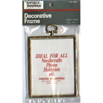 Frame decorative 3 1/4 x 4 1/4 inch