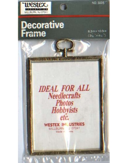 Frame decorative 3 1/4 x 4 1/4 inch