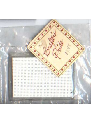 Happy Frame with 14ct vinyl weave CrossStitch fabric